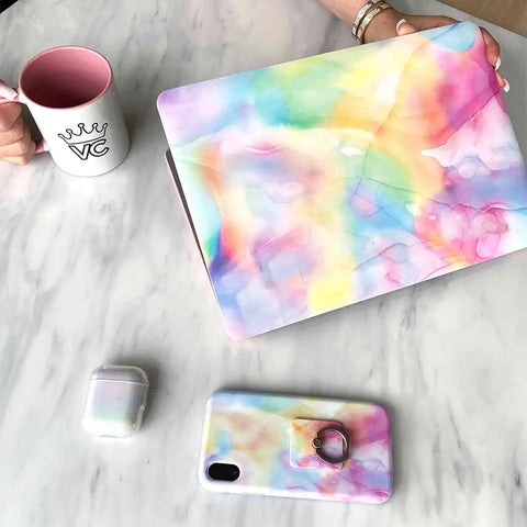 Pastel Tie Dye MacBook Case