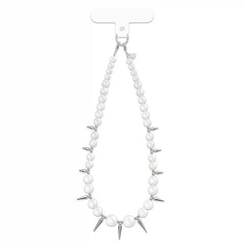 Pearl Spike Phone Charm