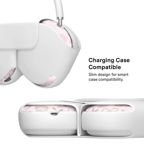 Pink Coastal Seashells AirPod Max Case