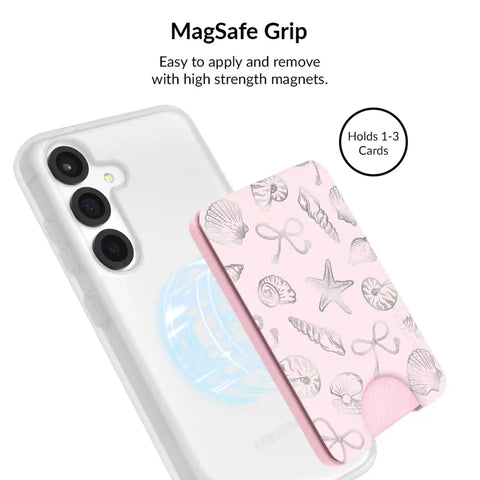 Pink Coastal Seashells Samsung Bundle Set