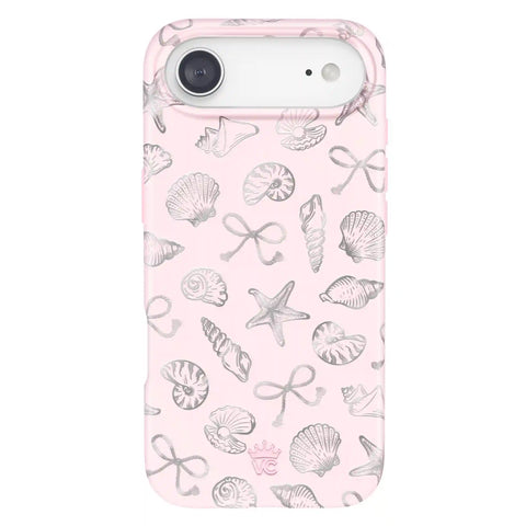 Pink Coastal Seashells iPhone Case