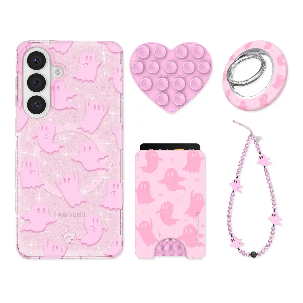 Ghosted Pink Samsung Bundle Set