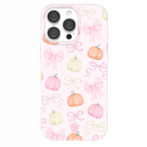 Pink Pumpkin Princess iPhone Case