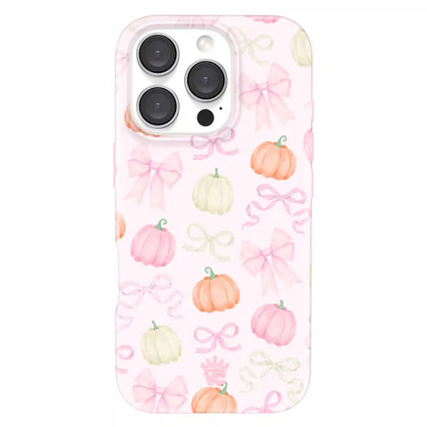 Pink Pumpkin Princess iPhone Case
