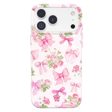 Posie Pink Bow iPhone Case