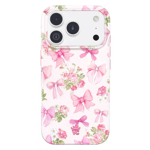 Posie Pink Bow iPhone Case