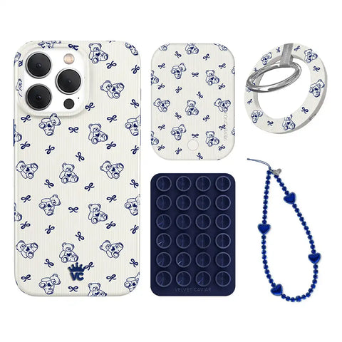 Preppy Teddy iPhone Bundle Set - Grip