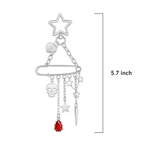 Pretty Punk Bag Charm