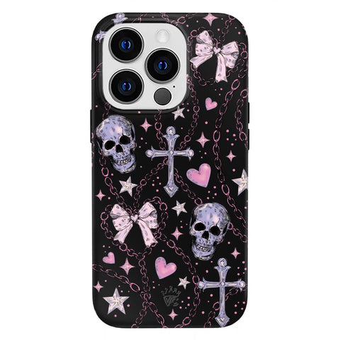 Pretty Punk Skulls iPhone Case