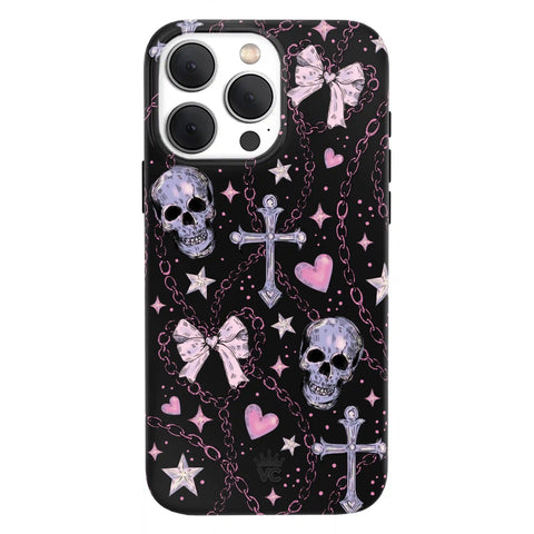 Pretty Punk Skulls iPhone Case