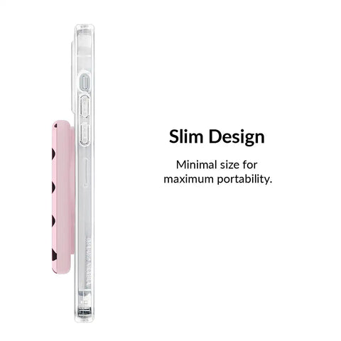 Princess Pink Polka Dot Portable MagSafe Charger Power Pack