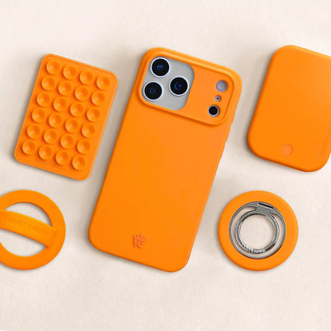 Pumpkin Spice Orange Portable MagSafe Charger Power Pack