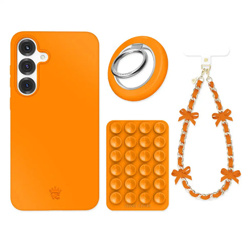Pumpkin Spice Orange Samsung Bundle Set