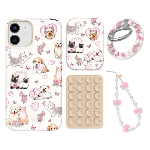 Puppies and Kittens iPhone Bundle Set - Grip