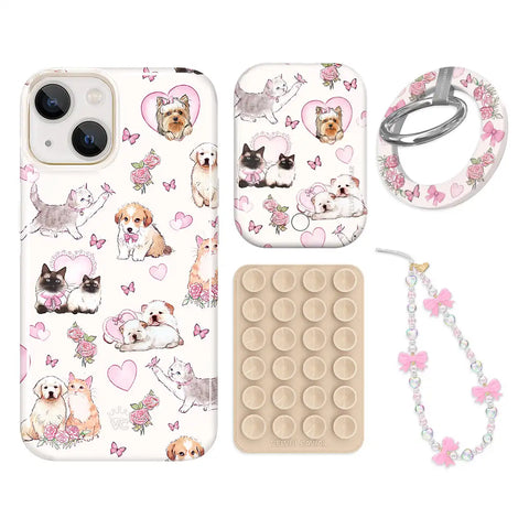 Puppies and Kittens iPhone Bundle Set - Grip