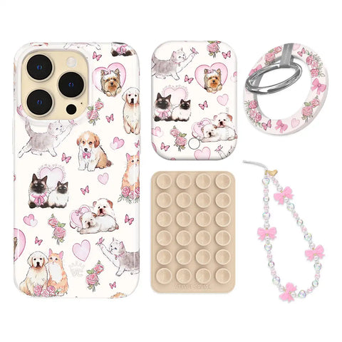 Puppies and Kittens iPhone Bundle Set - Grip