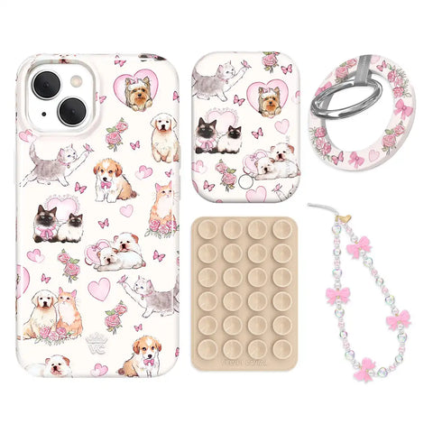 Puppies and Kittens iPhone Bundle Set - Grip