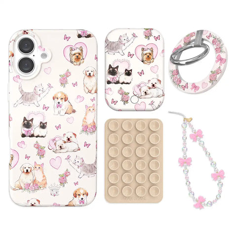 Puppies and Kittens iPhone Bundle Set - Grip