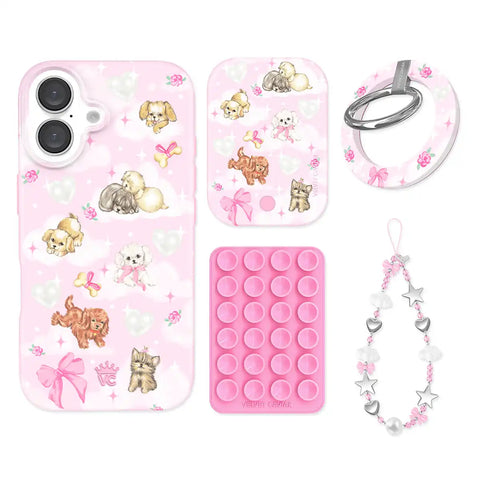 Puppy Love iPhone Bundle Set - Grip
