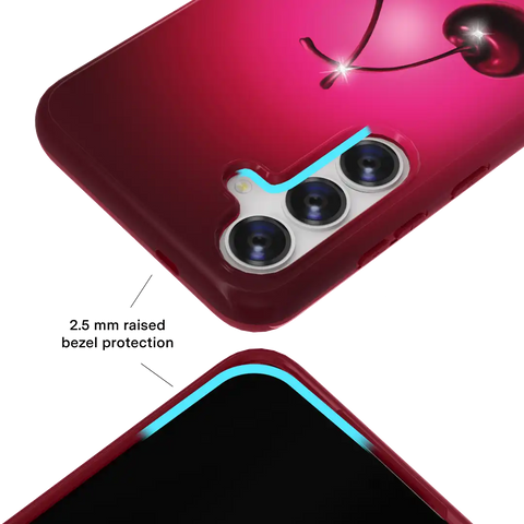 Black Cherry Crystal Samsung Case