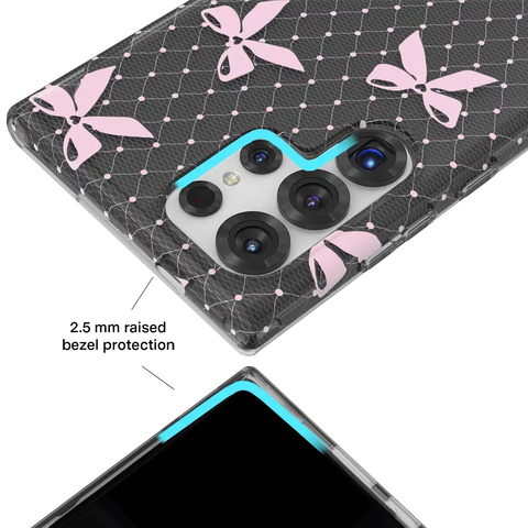 Lacy Pink Bows Samsung Case