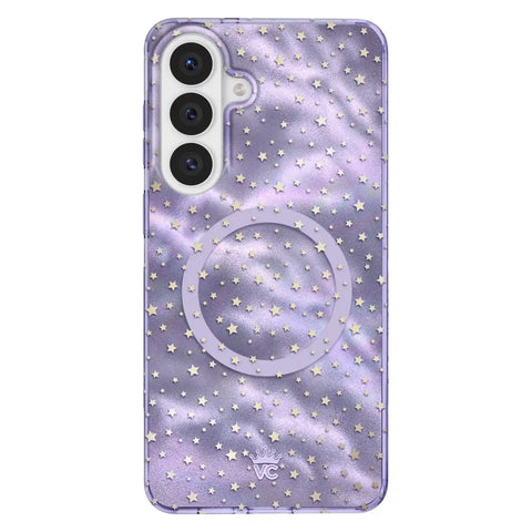 Lilac Celestial Stars Samsung Case