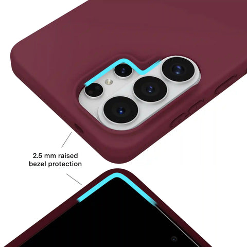 Burgundy 1990 Samsung Case