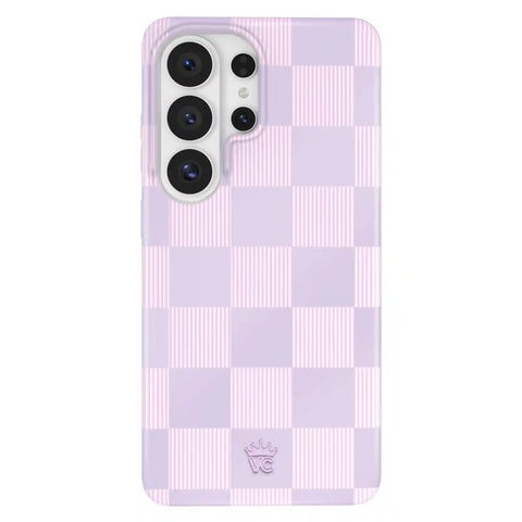 Lilac Vibe Checkered Samsung Case