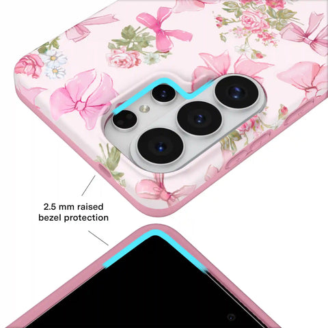Posie Pink Bow Samsung Case