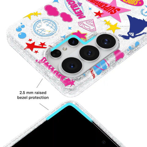 Supergirl Krypto Glitter Samsung Case