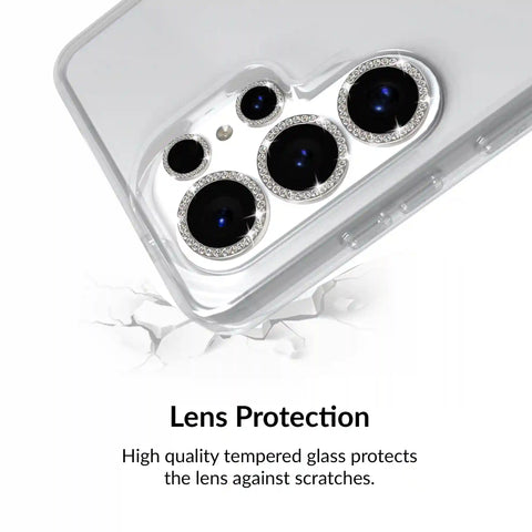 Crystal Glam Camera Lens Protector for Samsung