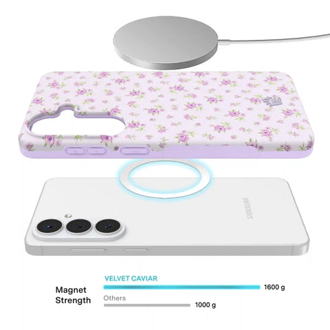 Dainty Lilac Floral Samsung Case