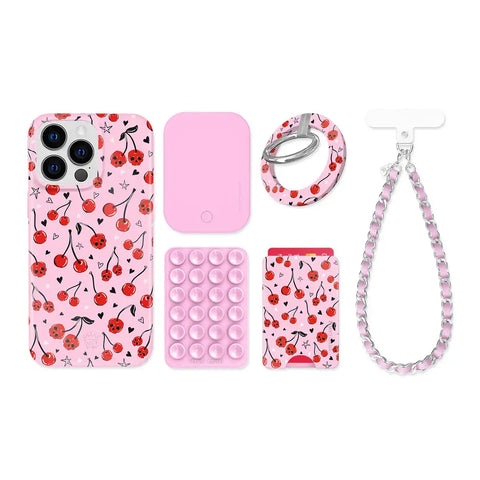 Sour Cherry Skulls iPhone Bundle Set
