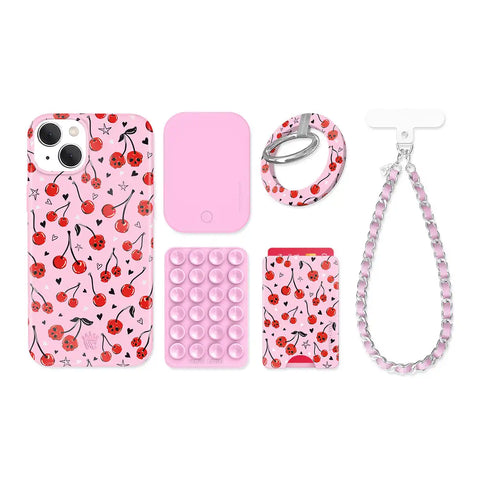 Sour Cherry Skulls iPhone Bundle Set