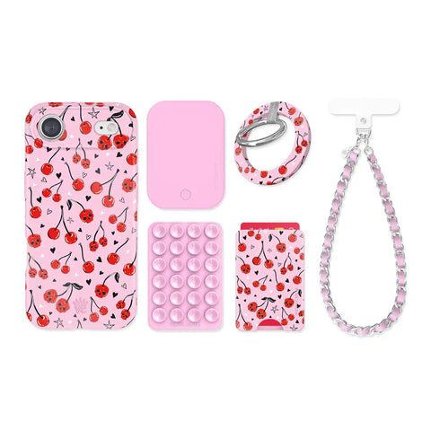 Sour Cherry Skulls iPhone Bundle Set