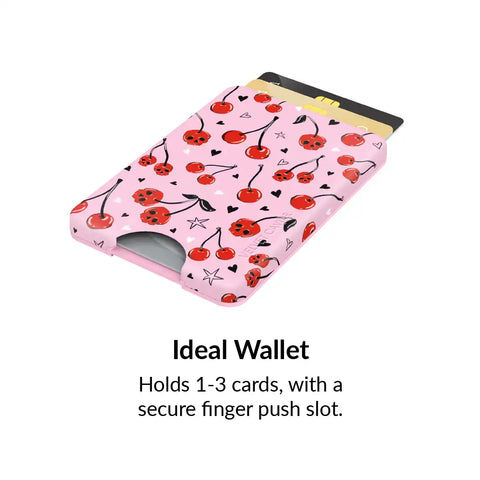 Sour Cherry Skulls MagSafe Wallet