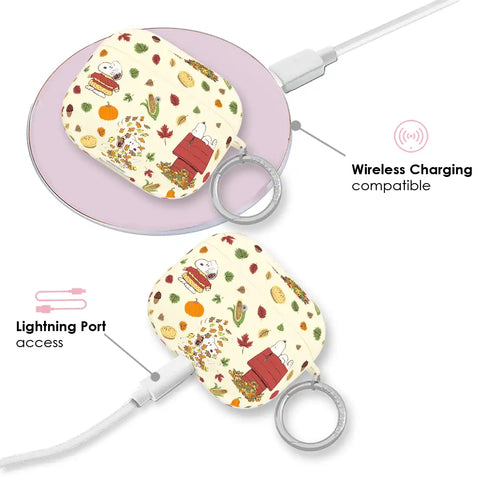 Snoopy Autumn Leaves AirPod Case