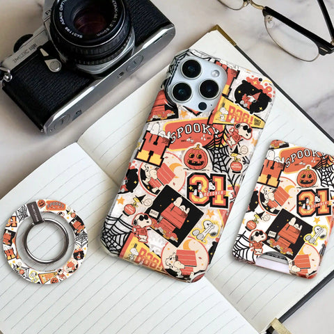 Snoopy Halloween Varsity MagSafe Grip Ring
