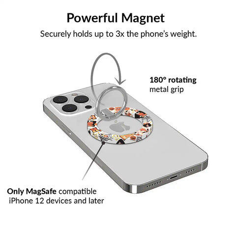 Snoopy Halloween Varsity MagSafe Grip Ring