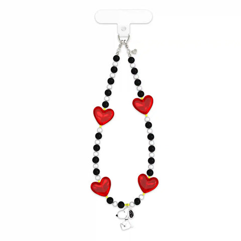 Snoopy Hearts Phone Charm
