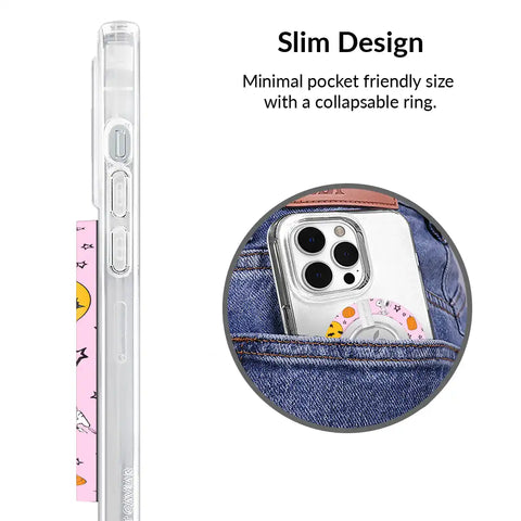 Snoopy Pink Pumpkins MagSafe Grip Ring