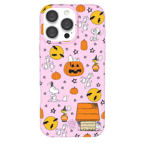 Snoopy Pink Pumpkins iPhone Case