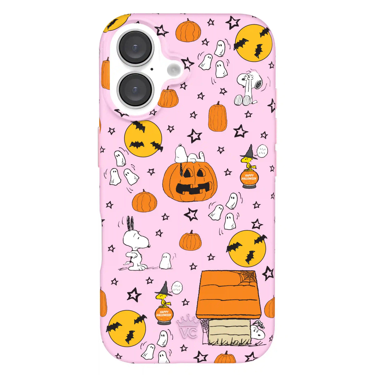 Snoopy Pink Pumpkins iPhone Case