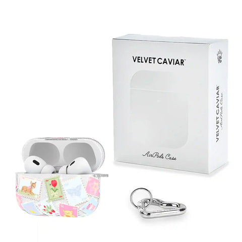 Spring Whimsy Stamps Glitter AirPod Case