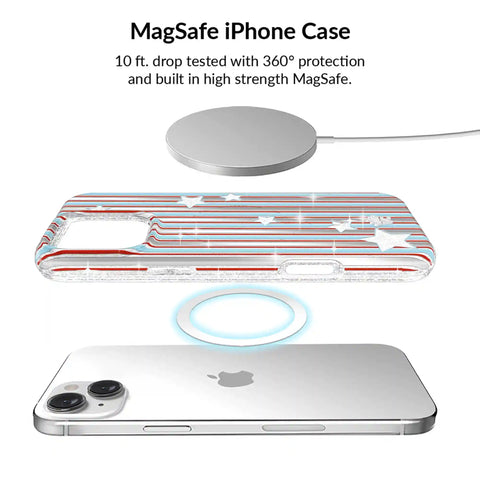 Stars & Stripes Glitter iPhone Bundle Set
