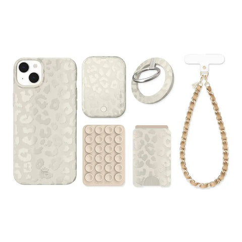Stone Leopard iPhone Bundle Set