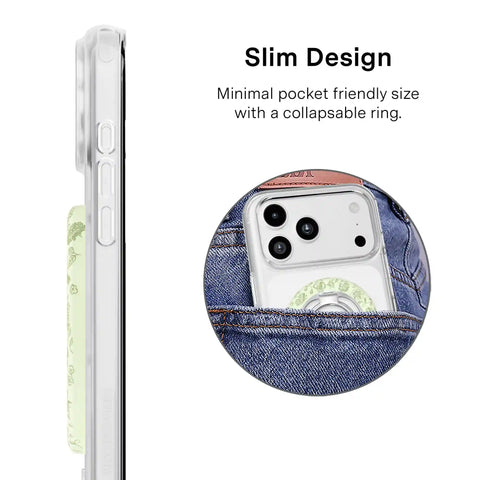 Storybook Sage Floral MagSafe Grip Ring