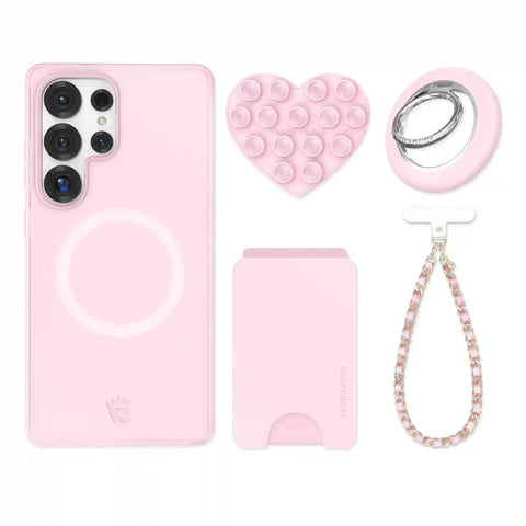 Strawberry Milk Jelly Samsung Bundle Set
