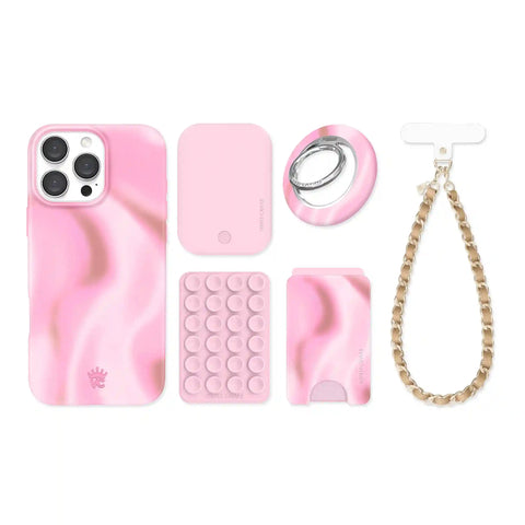 Strawberry Swirl iPhone Bundle Set