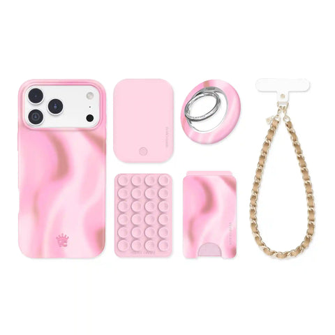 Strawberry Swirl iPhone Bundle Set